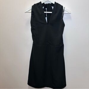 Abercrombie & Fitch Black Crepe Halter Tie Neck Mini Dress Cocktail Dress Small